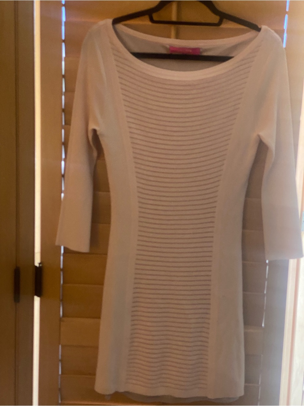 Catherine Malandrino Silhouette Sheath dress Blush Sz SM